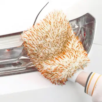 Дълга кърпа за почистване на автомобил, 1 бр., меко быстросохнущее кърпа за почистване на кола, удобна варежка за почистване на превозното средство, не уврежда боята на автомобила, аксесоари за автомобили