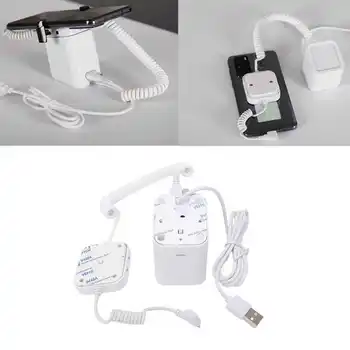 Анти-кражба поставка за дисплея на 95-120 db, сот, бързо зареждане, за определяне на нокът, нескользящий силикон за мобилен телефон