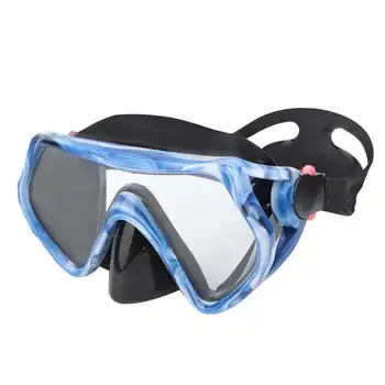 Маска за подводно плуване с защита от замъгляване, очила за плуване, закалени бански костюми, очила за гмуркане, лещи за басейн