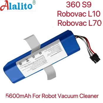 12800 ма 360 Робот-подметальщик S9 Оригинални Аксесоари за батерия Литиево-йонна резервни Части, Части за зареждане Циклична