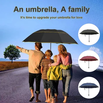 1 бр. чадър, ветрозащитный двоен автоматичен сгъваем чадър, мъжки, дъжд, жена, подарък чадър, три пъти, с десет кости, луксозен, голям, най-високо качество