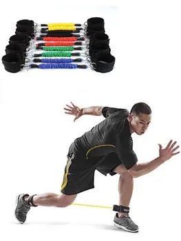 Футболен баскетболен стъпка, тренировъчен въже с съпротива, симулатор за сила на краката, експлозивна сила