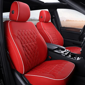 Калъфи за автомобилни седалки само за VW ID4, аксесоари за интериора по поръчка, естествена кожа, високо качество, Automovil Diamond