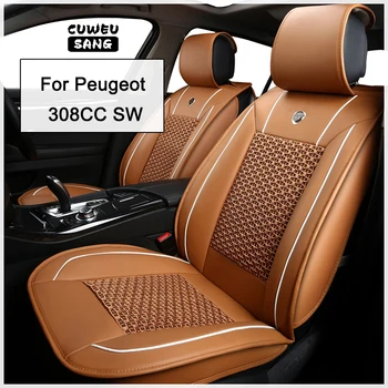 Калъф за столче за кола CUWEUSANG за Peugeot 308 SW CC, автоаксесоари за интериора (1 седалка)
