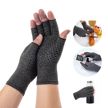 1 Чифт компрессионных ръкавици при артрит, поддръжка на китката, Облекчение на болки в ставите, превръзка за ръце, Женски, Мъжки, Терапевтичен гривна, компресия Ръкавици