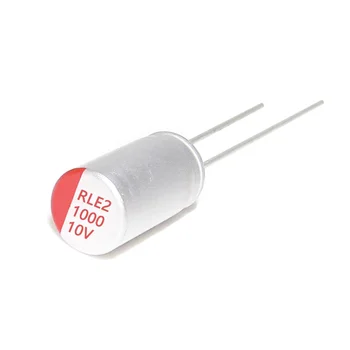 (10ШТ) 1000 uf 10 в изцяло солидни кондензатори 8*12 мм10 1000 uf Бързо Зареждане на Къси крака Електролитни кондензатори RL