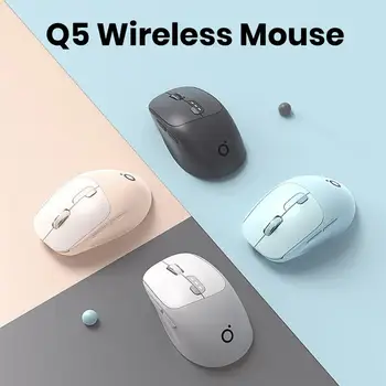 Удобна безжична мишка, компактен Bluetooth-съвместима мишка, бутон за изключване на звука, контролер за КОМПЮТРИ, лаптопи, оптична мишка