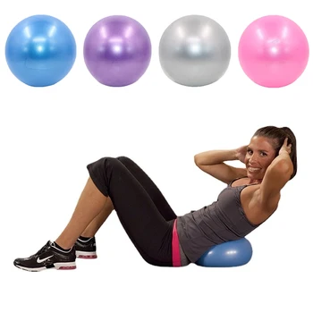 топка за пилатес 25 см, взривозащитен топка за йога топка за балансиране на закрито, фитнес топка за фитнес, обзавеждане за пилатес, топка за йога