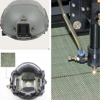 Версия шлем от морския арамидни влакна 1:1, балистични експеримент НИП IIIA, САЩ, тестван каска