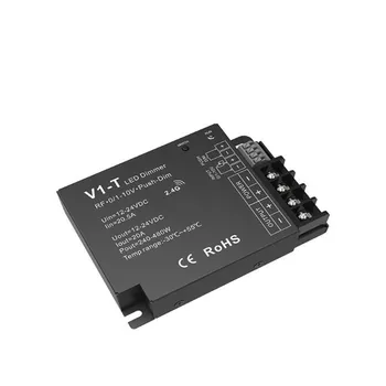 V1-Т 3 в 1 Затемняющий led контролер 1CH * 20A 12-24 vdc CV 0/1-10, В С автоматично синхронизиране на радиочестотна подсветка 2,4 Ghz