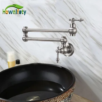 Бвп кухненски кран за студена вода, монтиран на стената кран за мивка с въртенето на един отвор