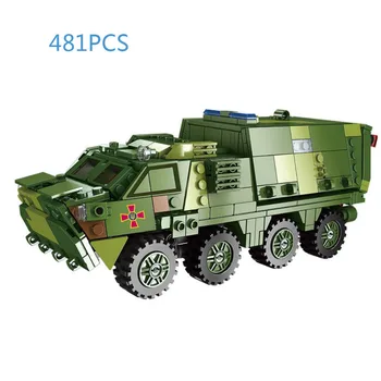 Модерен Руски Военни Бтр-4c Медицински Бронирана Кола Batisbricks Градивен елемент на Ww2 Съберат Модел Тухлени Играчки За Момчета, Подаръци