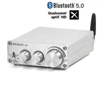 BRZHIFI Bluetooth-съвместими усилвател 5,0 QCC5125 Капацитет 2*80 W HD Audio AUX APTX APTX-HD Hi-Fi Мини усилвател Стерео DIY за Домашно Кино