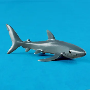 Модел синя Акула Морски тялото на Акула Океаните Модел на животното Пластмасова играчка за ранно образование на децата в подарък