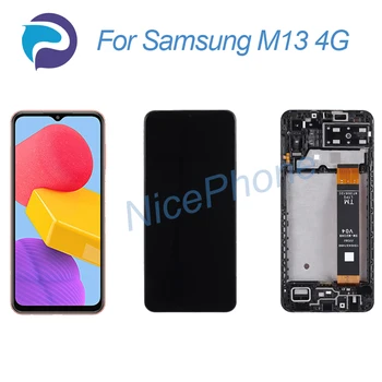 за Samsung M13 4G LCD екран + сензорен Дисплей, Дигитайзер, 2408*1080 SM-M135F, SM-M135F/DSN M13 4G LCD дисплей