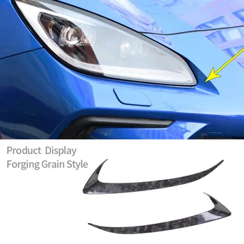 За Toyota 86, Subaru BRZ 2022 Автомобили на прожекторите от този Въглеродни влакна, декоративна стикер на лобовую панел, автоаксесоари (Изкован въглерод)