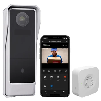 2022 нов прием на умен дом 1080P видео домофон звънчева камера за нощно виждане