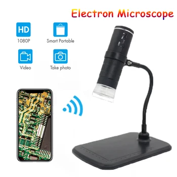 Дигитален микроскоп с ръчно USB WiFi HD инспектиращата помещение 50x-1000x увеличение с гъвкава стойка за iPhone, iPad PC