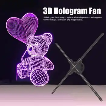 3D Холограма проекционная рекламна машина 1600x928 Eye Holographic Projection Фен на промоционални партита с табела търговски магазин H