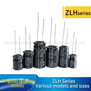 10 Бр. Оригинални абсолютно нови алуминиеви електролитни кондензатори от серия RUBYCON ZLH 63 80 100 8,2 UF ~ 2200 icf