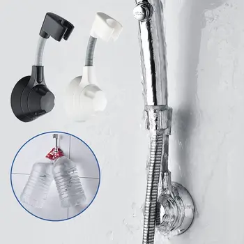 Начало Без перфорация, с монтиран на стената взаимозаменяеми Държач за накрайник за душ, закачалка за душ-багажник