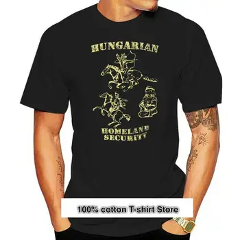Magyar Apparel-Camiseta de algodón ал hombre, camisa de seguridad nacional, XS-3X