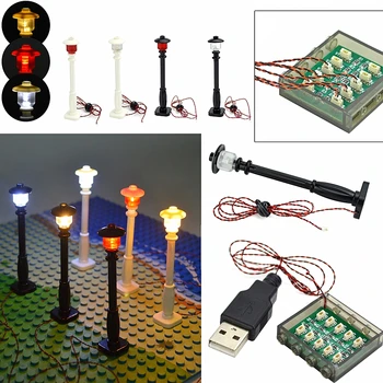 Градските led кабели, строителни блокове, USB-лампа, уличен фенер 