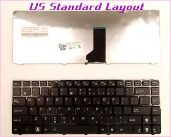 Новата клавиатура с американската подредбата за лаптоп ASUS B43 B43A B43S B43JR B43V K43SA A42JC X35J X35JG X35 X35S С ЧЕРНА РАМКА