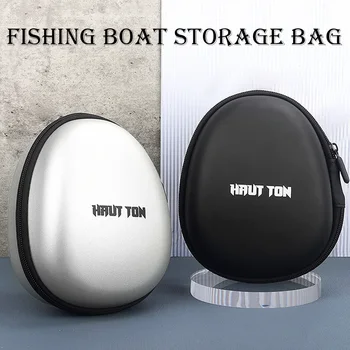 Чанта за съхранение на риболовни макари, чанта за съхранение на риболовни принадлежности, Проектиране на дренажни отвори, каишка за ръка, защитен калъф за макари за риболов