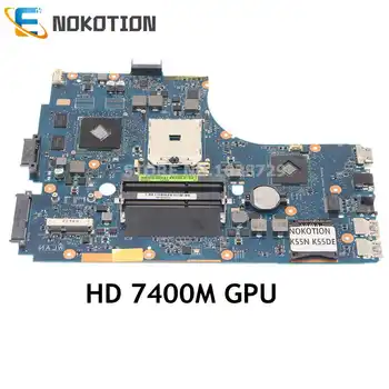 NOKOTION 69N0MIM10C04 За ASUS K55N K55DE K55DR K55N K55D дънна Платка на лаптоп HD7520G + HD7400M GPU Socket FS1
