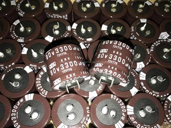 2023 НОВИЯТ Японски 80v 3300 icf 100% Оригинален Електролитни кондензатори от серия NCC KMH от Радиални капацитет 35x30 мм 80v3300uf