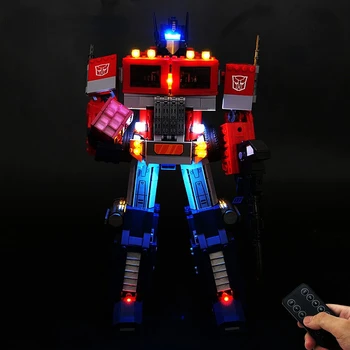 Комплект led крушки за Ideas 10302 Optimus Prime, градивни елементи за autobot, детски играчки-камиони, набор крушки Само за осветление, без модел