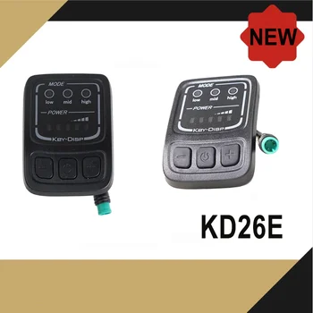 KEY DISP KD26E led електрически мотор, Интелигентен дисплей на уреда Регулатор на скоростта на Велосипеди дисплей Водоустойчив конектор