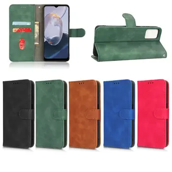 Кожен портфейл за Motorola Moto E22 E22i E22s G42 G62 G72 калъф-книжка с панти капак и поставка за карти