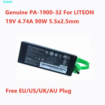 Истински LITEON PA-1900-32 19V 4.74 A 90W 5,5x2,5 мм Адаптер За Зарядно устройство за лаптоп