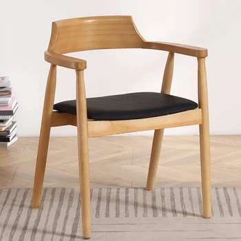 Мобилни трапезни столове за спални Дизайнерски Модерни Столове за дневна от масивно дърво, креативна постмодернистская минималистичен Мебели Silla Comedor WYH