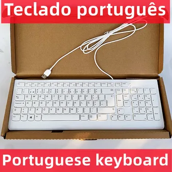 Оригинална португалска USB-клавиатура жични клавиатура за Lenovo