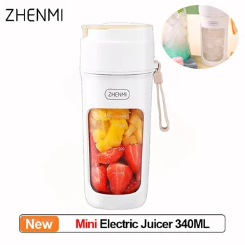 Portable blender Zhenmi, Сокоизстисквачка за прясно изцеден сок, Захарна Тръстика, Ръчен Миксер, Сокоизстисквачка, Бутилка за Смесител, Безжичен Електрически