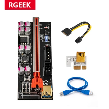 RGEEK 010S PCI-E Странично Card 010 010X 009S 60 см USB 3.0 Кабел PCI Express от 1X до 16X Удължител PCIe Адаптера за GPU графична карта