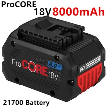 18V 8000mAh ProCORE ерзац head Batterie für Bosch 18V Professionelle System Cordless Werkzeuge BAT609 BAT618 GBA18V80 21700 Zelle