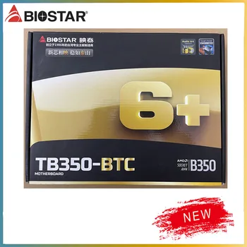 НОВ Майнинг B350-БТК ATX 6PCI-E за дънната платка Biostar TB350-БТК с жак AM4 DDR4 32G B350 PIC-E 3.0 Оригиналната Настолна дънната Платка