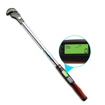 Дигитален дисплей предварително инсталирано гаечен ключ прецизно електронно измерване на въртящия момент арматура, кг гаечен ключ индустриален клас