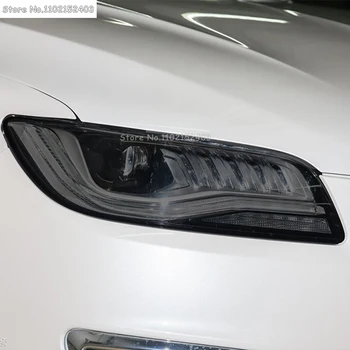 2 бр. Защитно Фолио за Фарове, Прозрачна Черна стикер от TPU за Lincoln MKZ 2017 2018 2019 2020 Аксесоари
