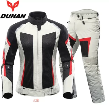 ДУХАН, дамски мотоциклетът яке, предпазни средства, лятна дишаща мрежа, Jaqueta Motociclista, дрехи за мотокрос