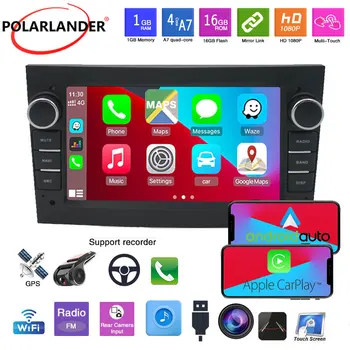 Мултимедиен плеър, WIFI, Bluetooth, Android 9,1 Стерео Вграден Carplay GPS Навигация 2Din 7 