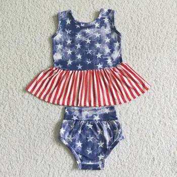 Лидер в продажбите, лятна детски дрехи на RTS, на 4 юли, патриотични бутик-облекла за бебета, комплекти, дрехи за малки звезди