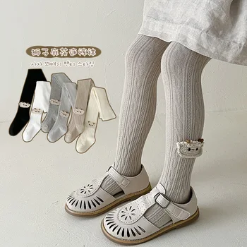 2023 Нови пролетни детски чорапогащник с 3D Лъв, памучни чорапогащи за момичета, скъпа зимни дрехи за малките момичета