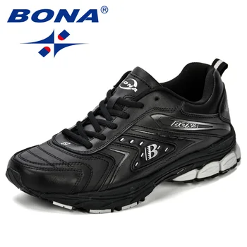 BONA 2023, нови дизайнерски маратонки за бягане, мъжки спортни обувки, леки маратонки, удобни мъжки спортни обувки за тренировки, модерен