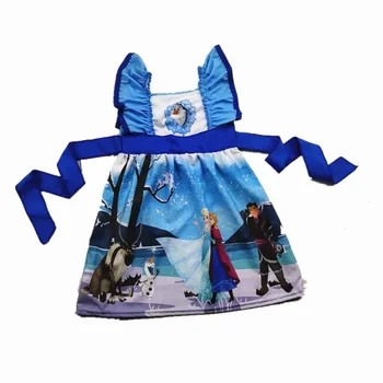 Пролетно-лятна детски дрехи, костюми без ръкави, мрежест комплект дрехи принцеси за момичета