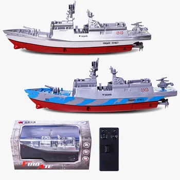 2,4 G Радиоуправляемая лодка с дистанционно управление, Високоскоростна лодка, Военен кораб, играчки за лодки, подарък за момичета, детски водни играчки